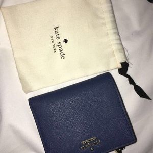 Kate Spade royal blue wallet